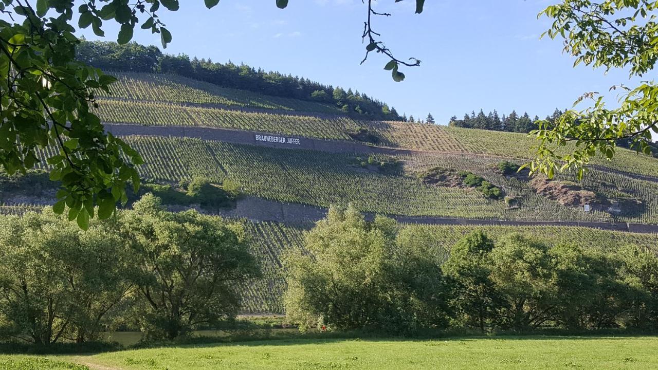 Ferienwohnung Altes Pfarrhaus Mit Flair Und Moselblick Brauneberg Extérieur photo